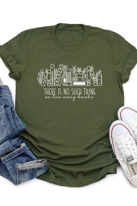 Celestial Floral Books Graphic Tee