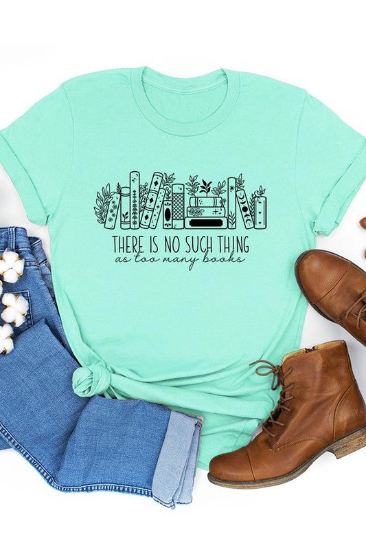 Celestial Floral Books Graphic Tee