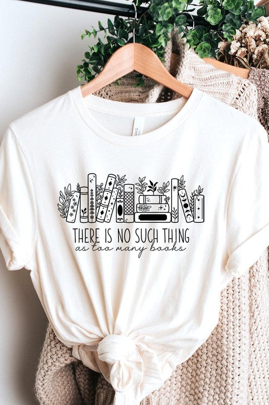 Celestial Floral Books Graphic Tee