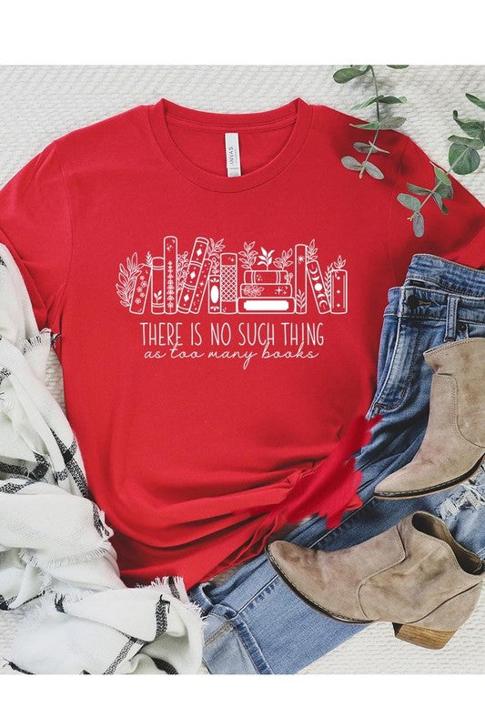 Celestial Floral Books Graphic Tee