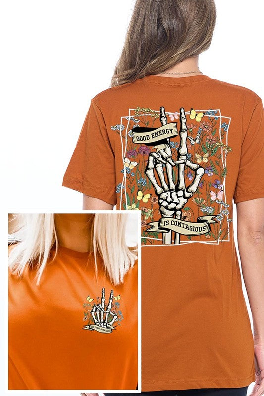 UNISEX SHORT SLEEVE SKULL SHIRT