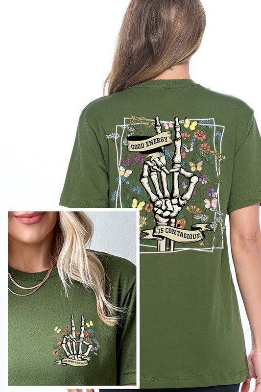 UNISEX SHORT SLEEVE SKULL SHIRT