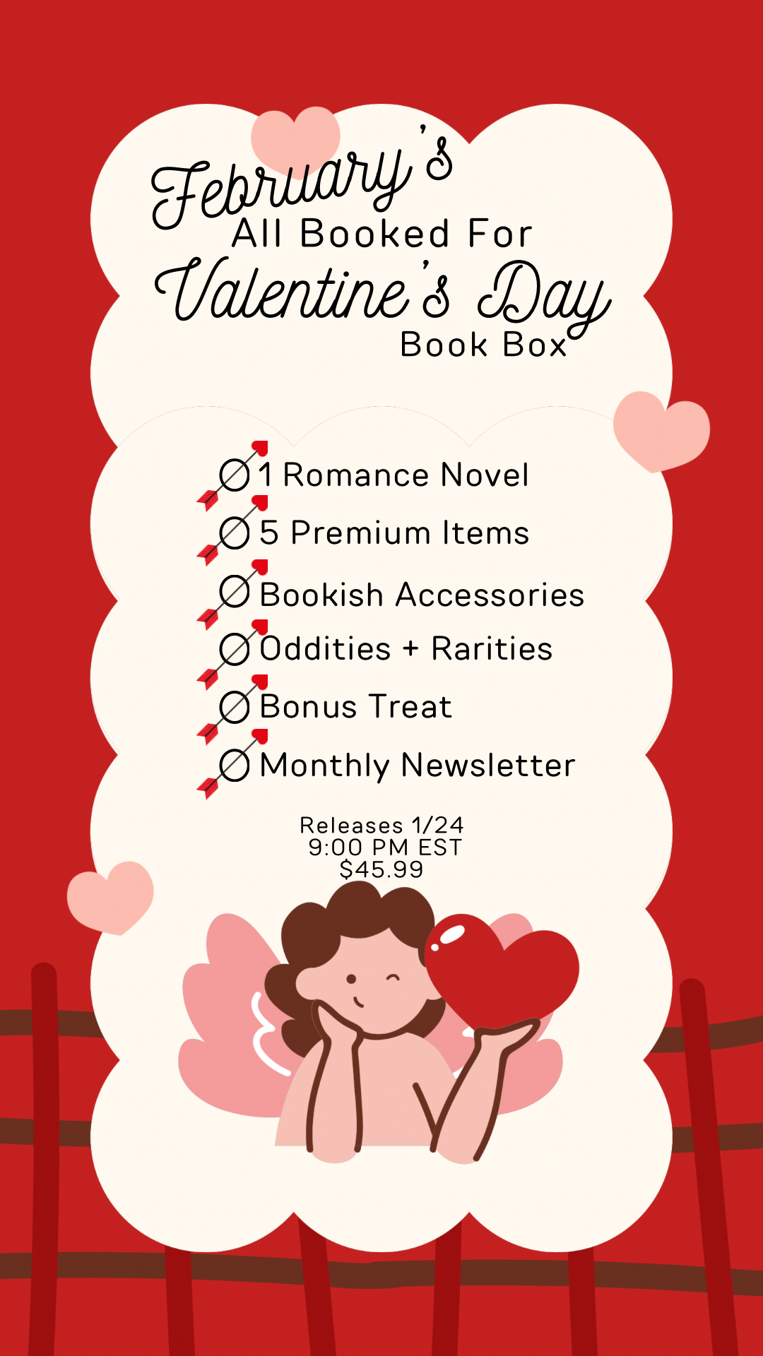 All Booked For Valentine’s Book Box