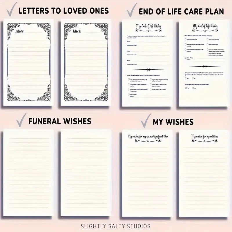 Floral "F#CK! I'm Dead! Now What?" End of Life Planner NSFW 18+