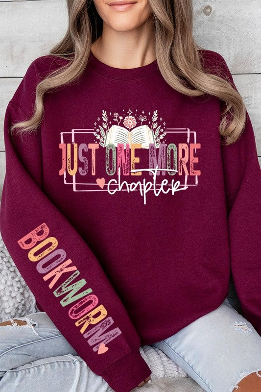 Just One more Chapter Bookworm Sweatshirts