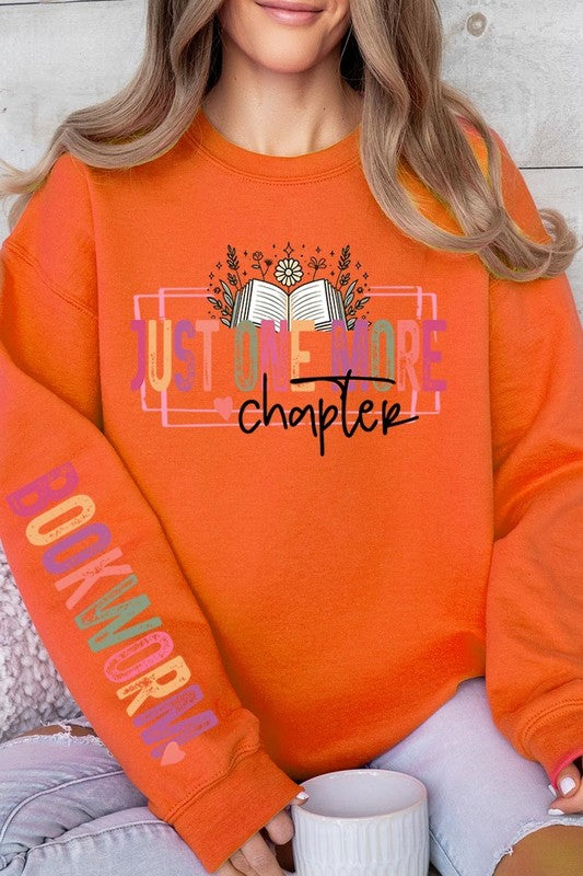 Just One more Chapter Bookworm Sweatshirts