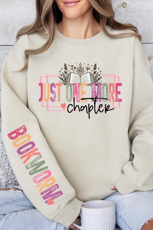 Just One more Chapter Bookworm Sweatshirts