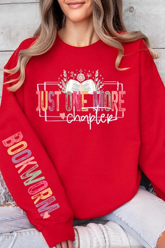 Just One more Chapter Bookworm Sweatshirts