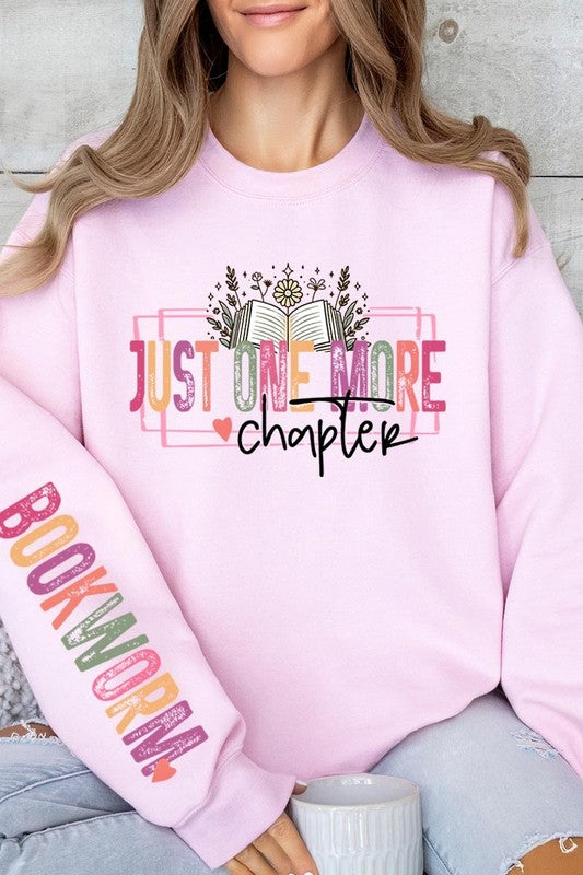 Just One more Chapter Bookworm Sweatshirts