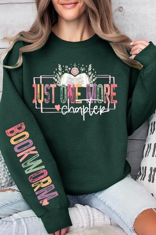 Just One more Chapter Bookworm Sweatshirts