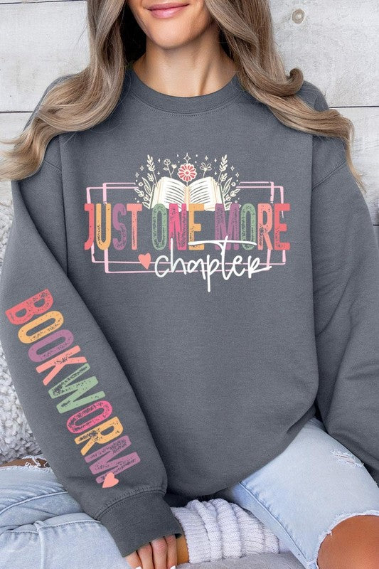 Just One more Chapter Bookworm Sweatshirts