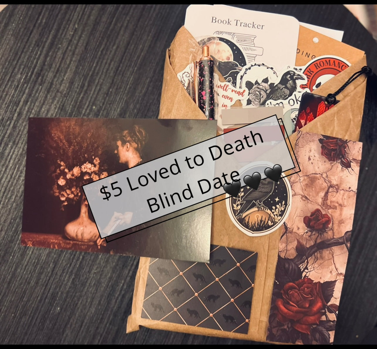 $5 "Loved to Death" Blind Date with a Book (CYBER MONDAY DEAL)